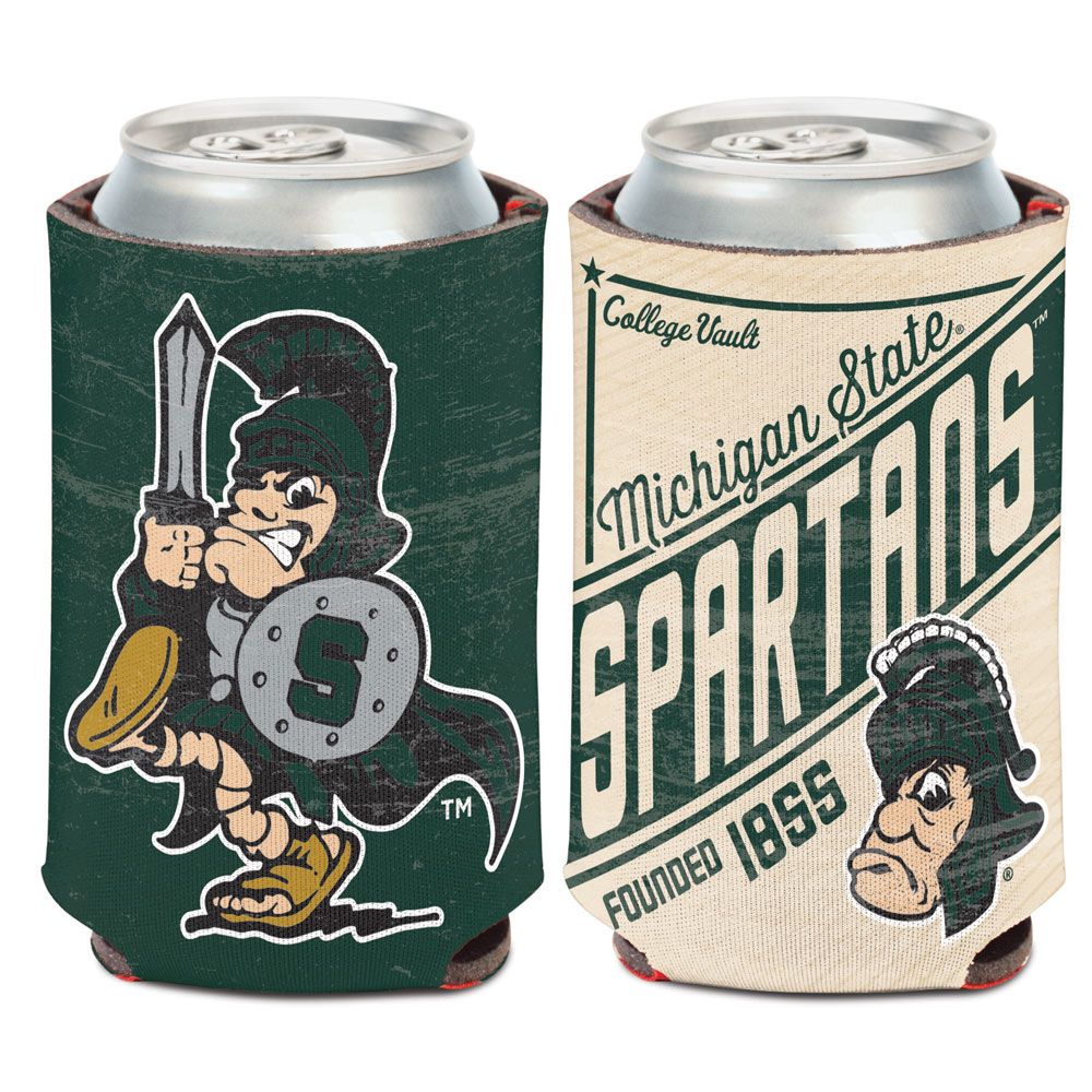 Michigan State Spartans - Vintage Logo Coozie