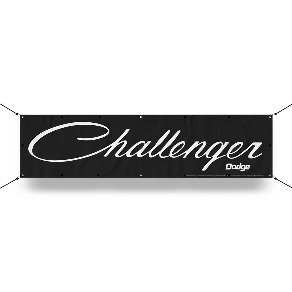 Banner - Dodge Challenger Script Long