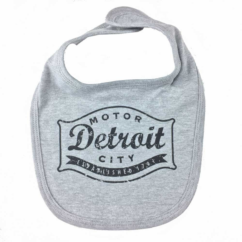 Detroit Baby bib gift made in USA