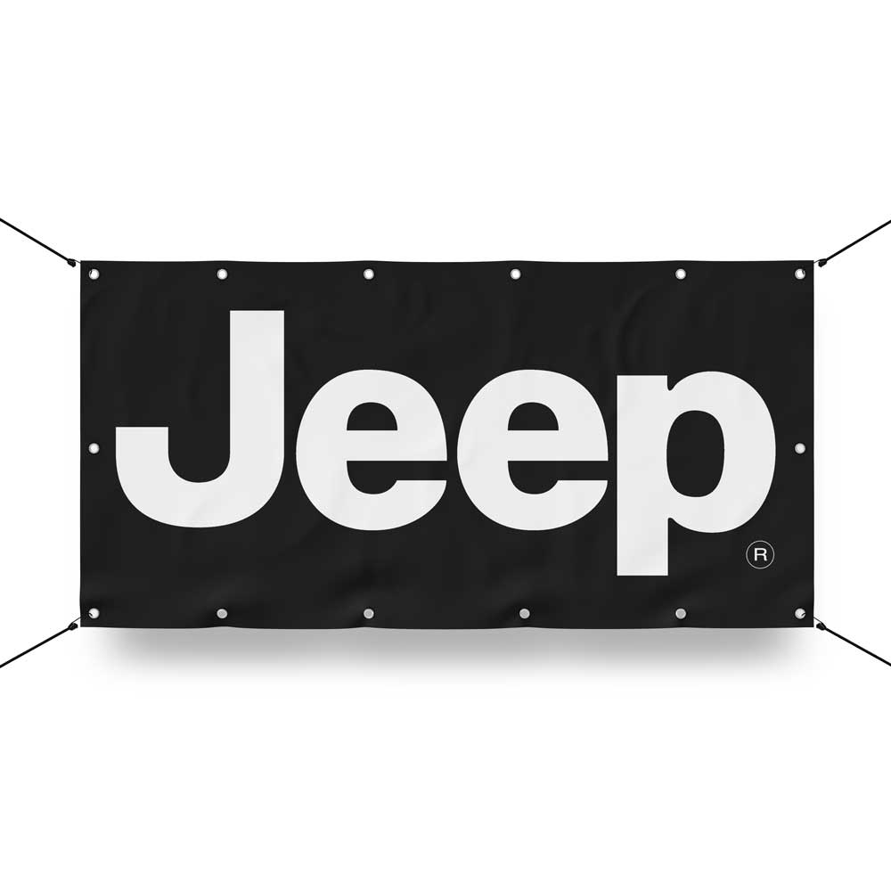 Banner - Jeep® Text (color options)