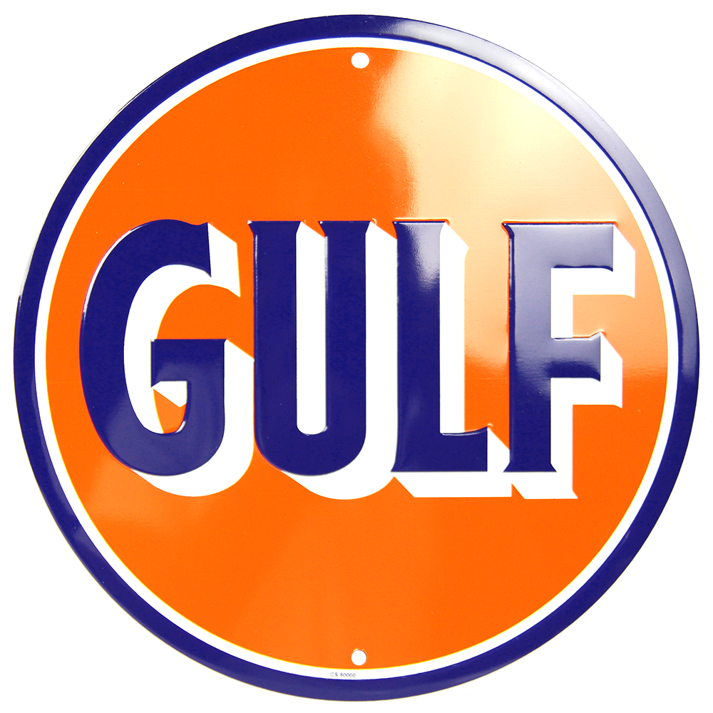 Sign - Gulf Oil Circle Sign