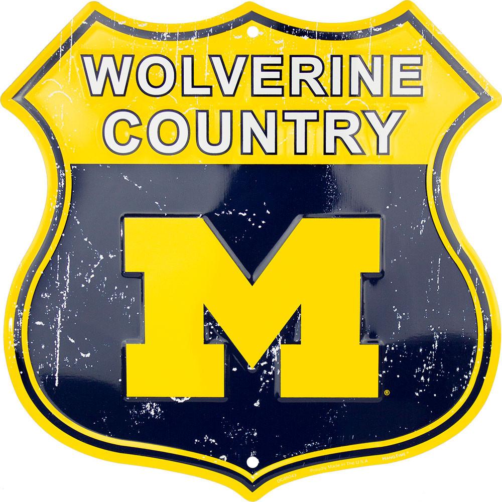 Metal Sign - Wolverine Country