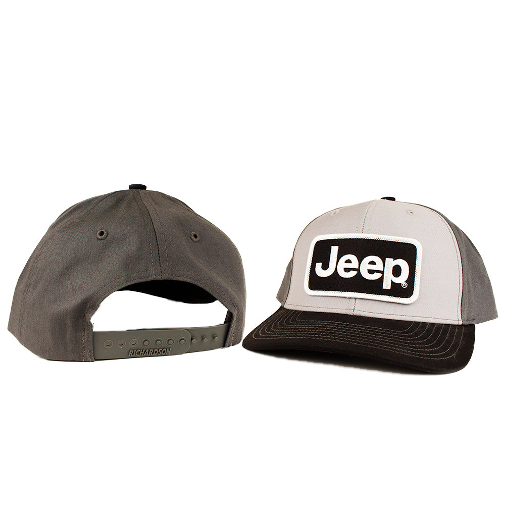 Hat - Jeep Richardson Black/Grey/Charcoal Patch Hat