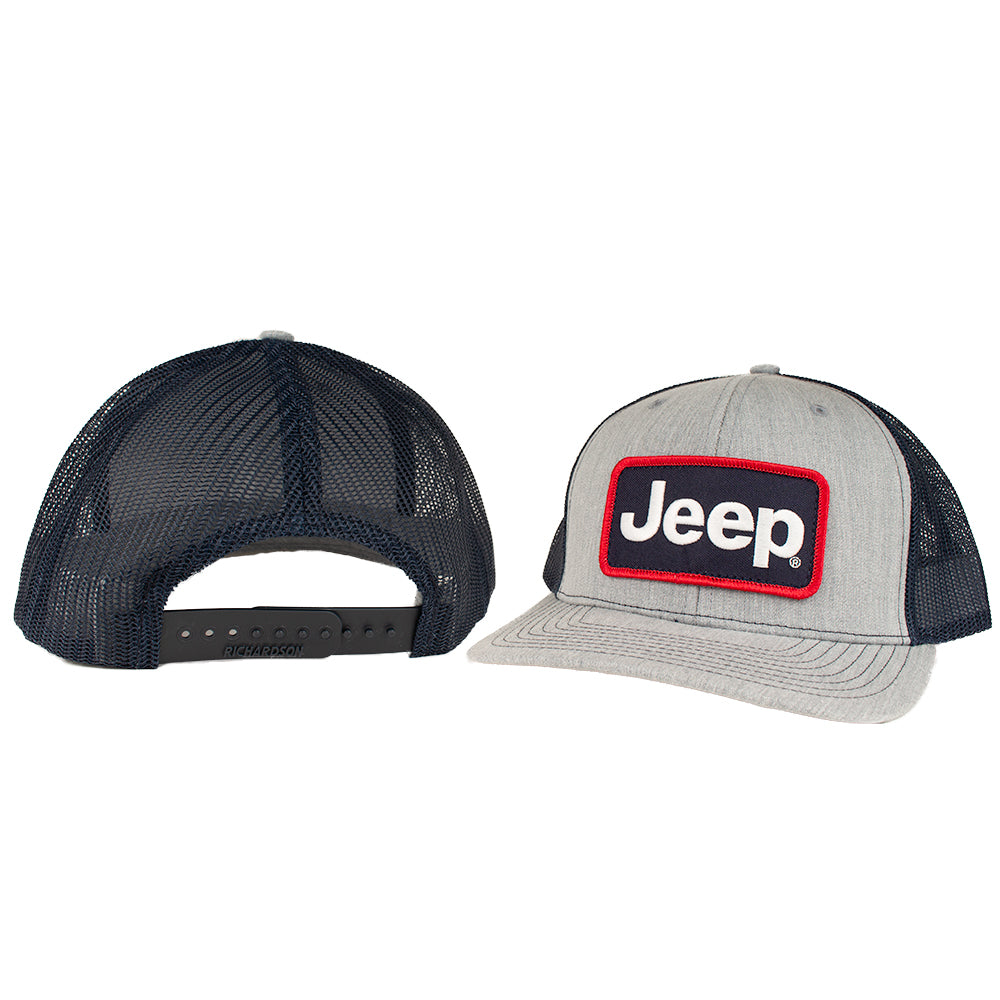 Hat - Jeep Patch Hat - Heather Grey/Navy