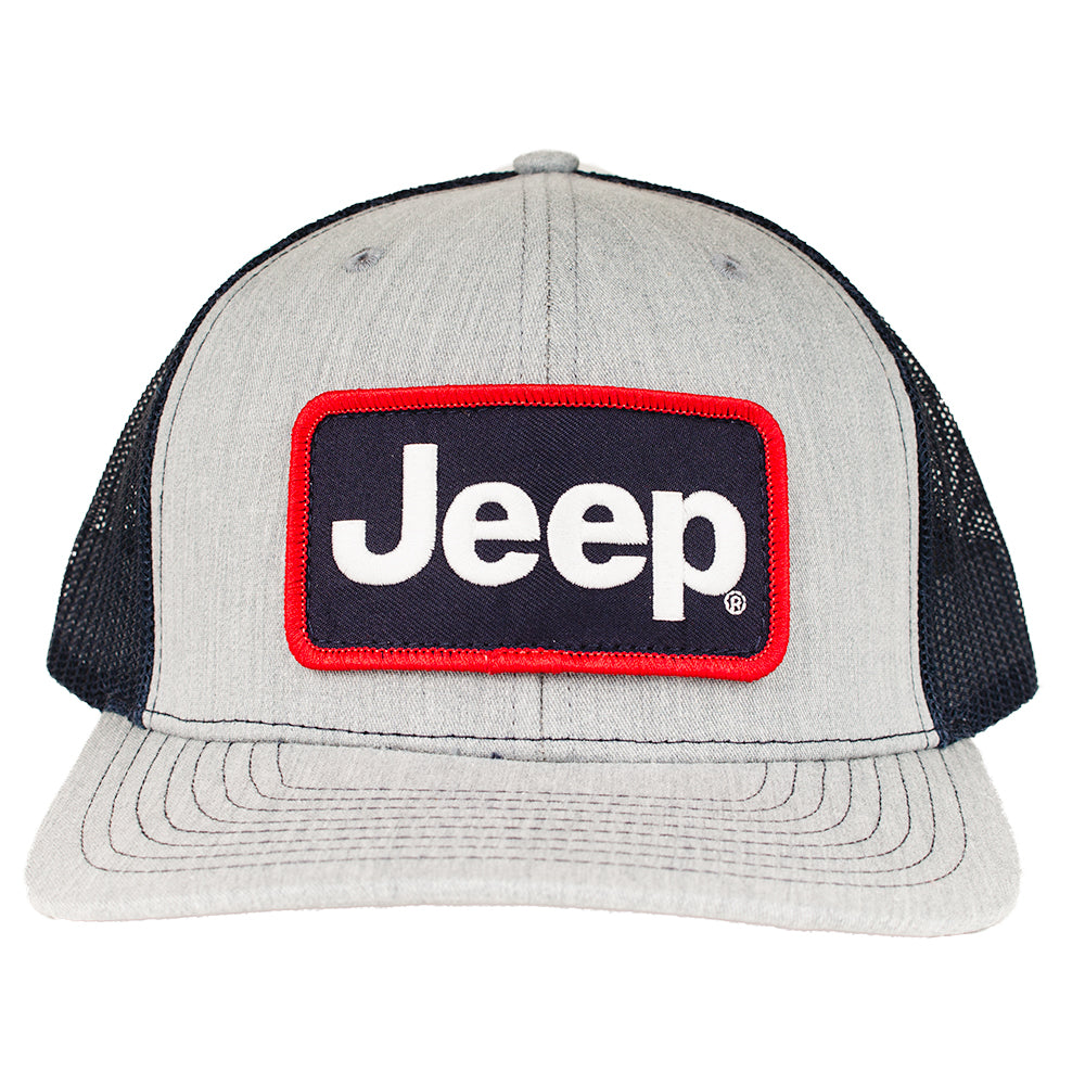 Hat - Jeep Patch Hat - Heather Grey/Navy