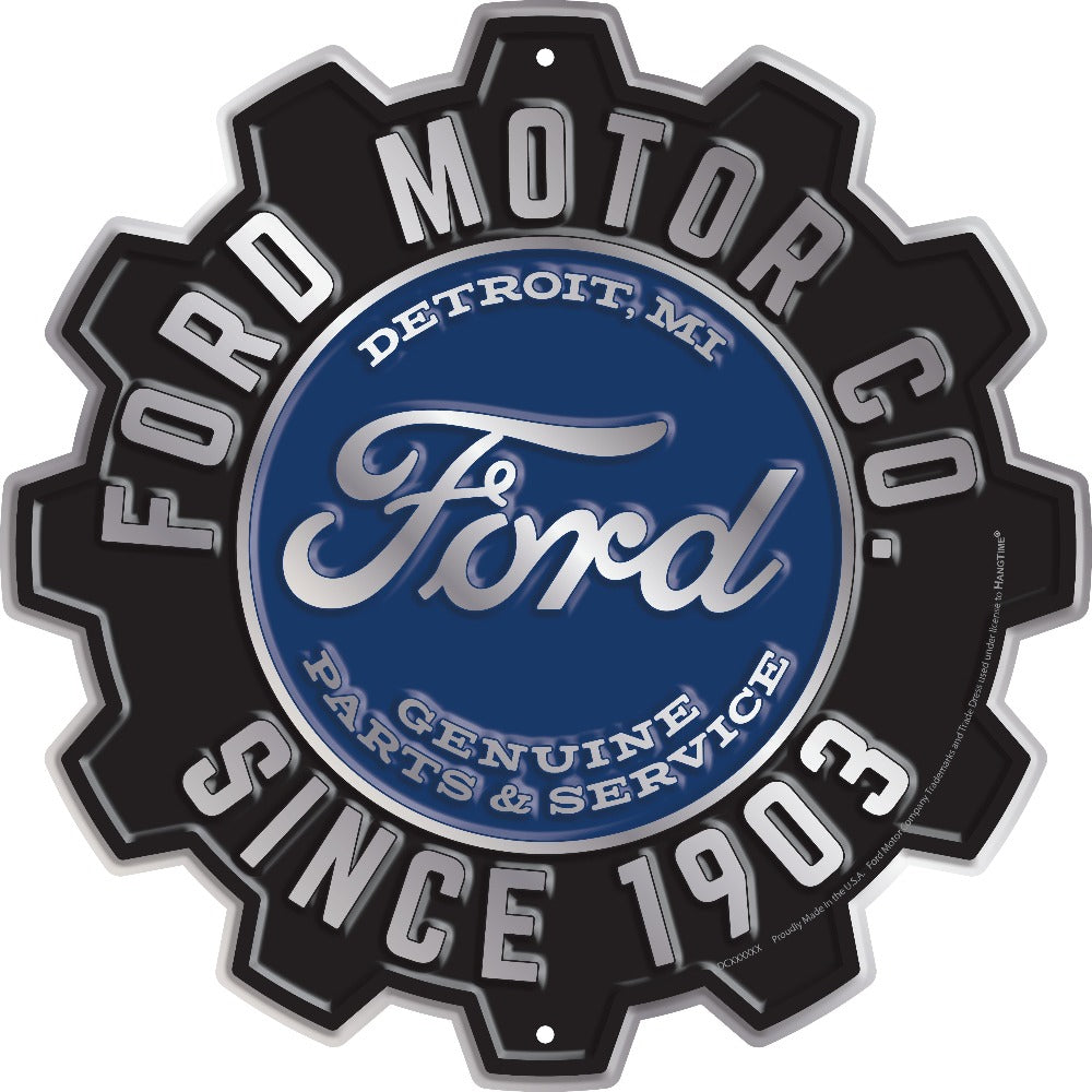 Metal Sign - Ford Gear