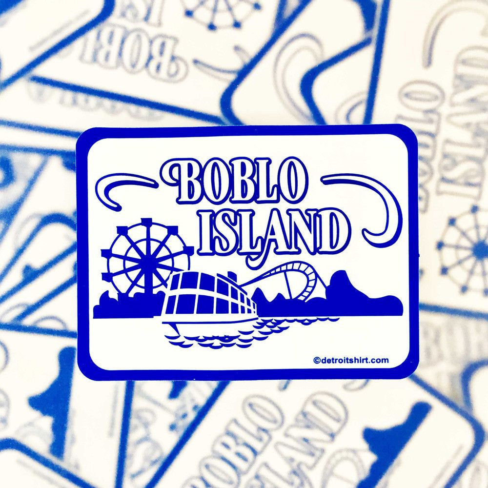 Sticker - Boblo Island Boat-Sticker-Detroit Shirt Company