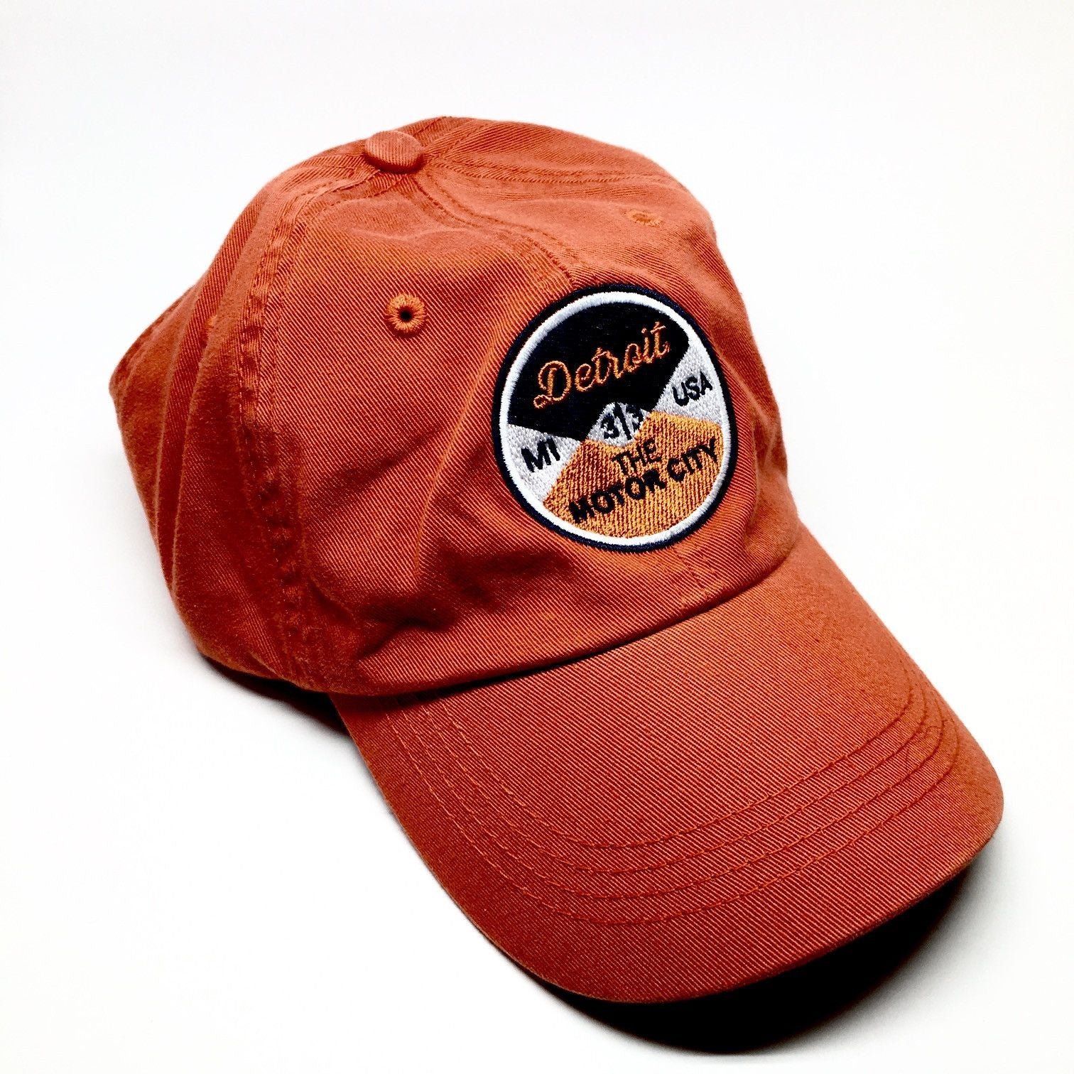 Hat - Orange Reel Unstructured-Hats-Detroit Shirt Company