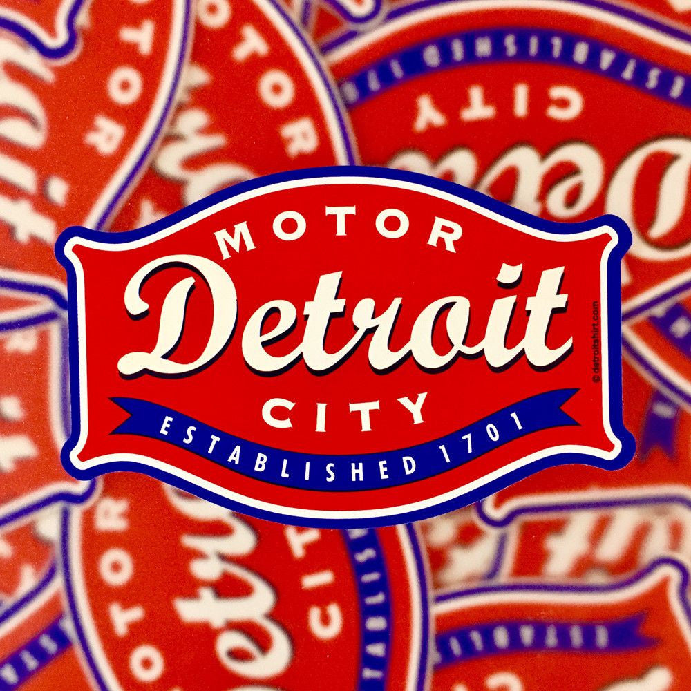 Sticker - Detroit Buckle-Sticker-Detroit Shirt Company