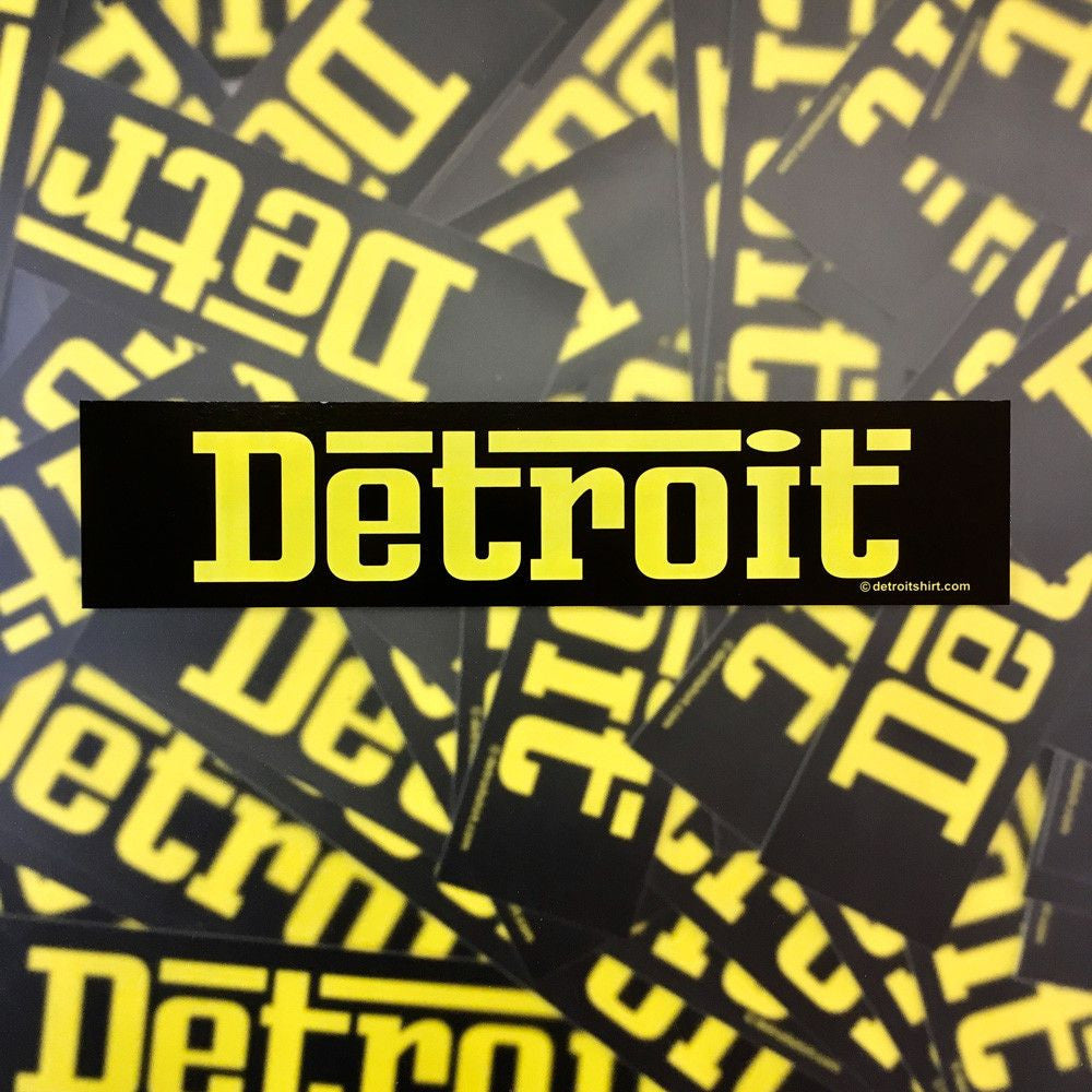 Sticker - Detroit Nero-Sticker-Detroit Shirt Company