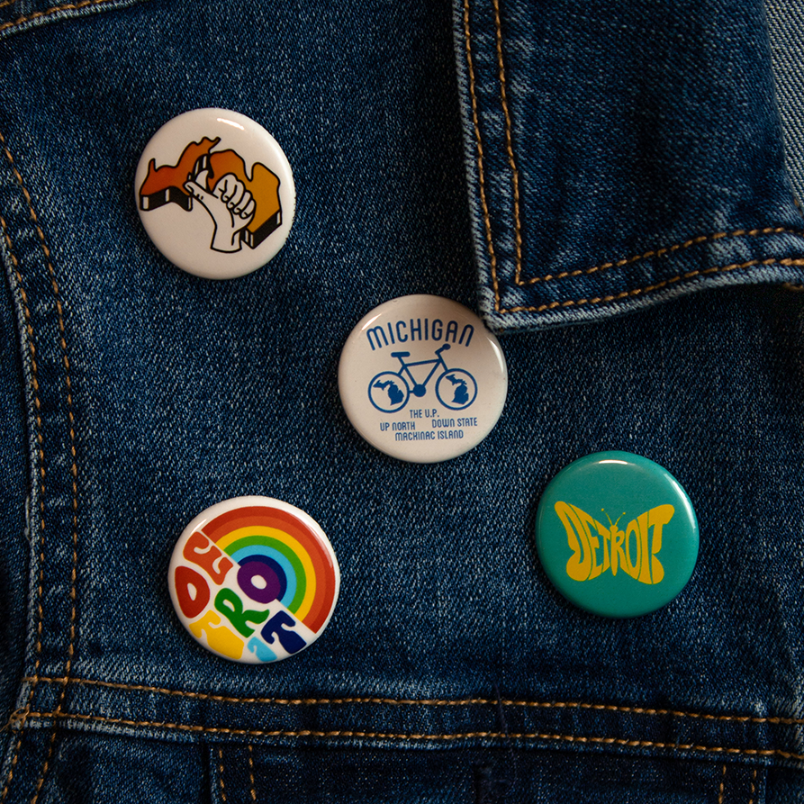 Rainbow - 4 button pack