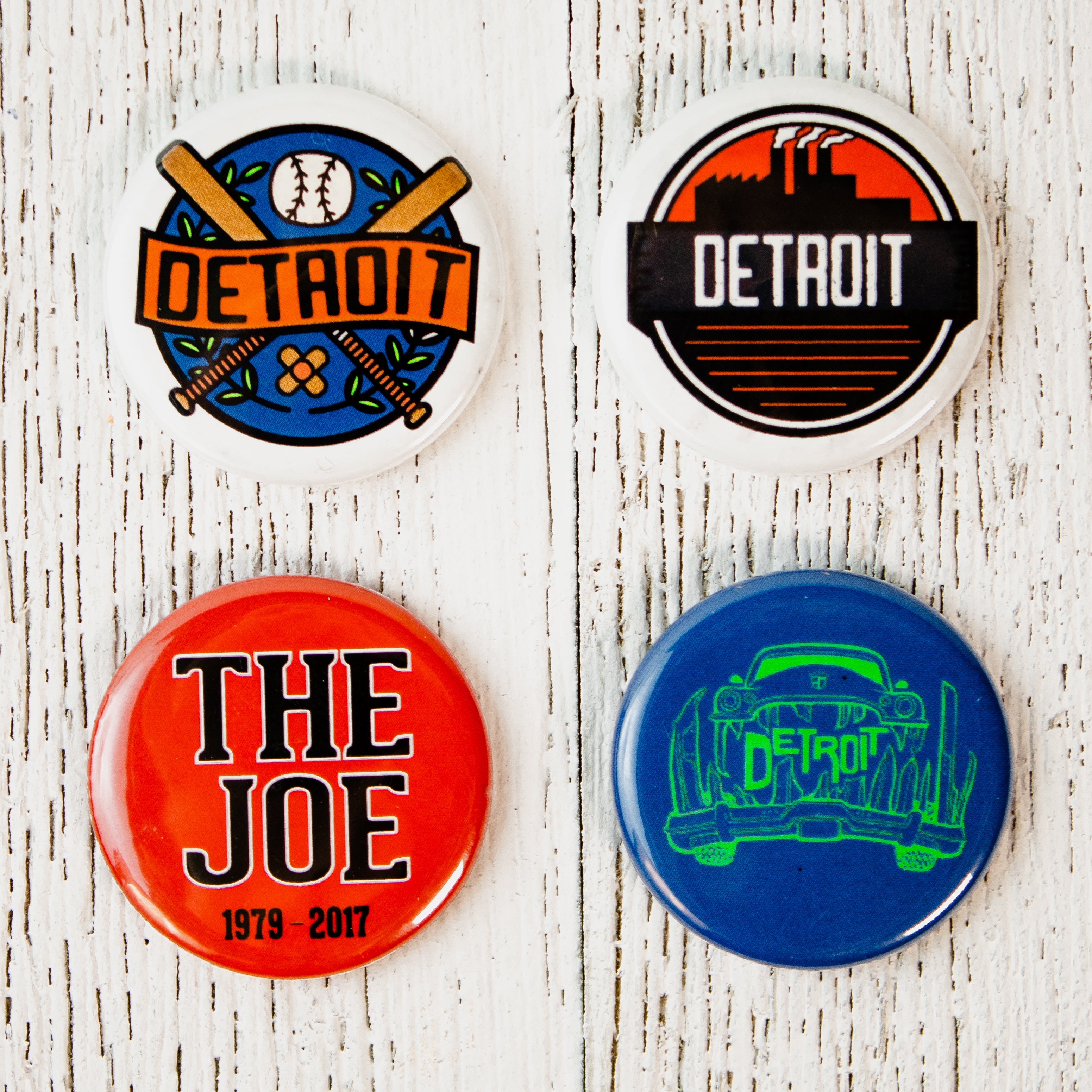 Detroit Downtown - 4 button pack