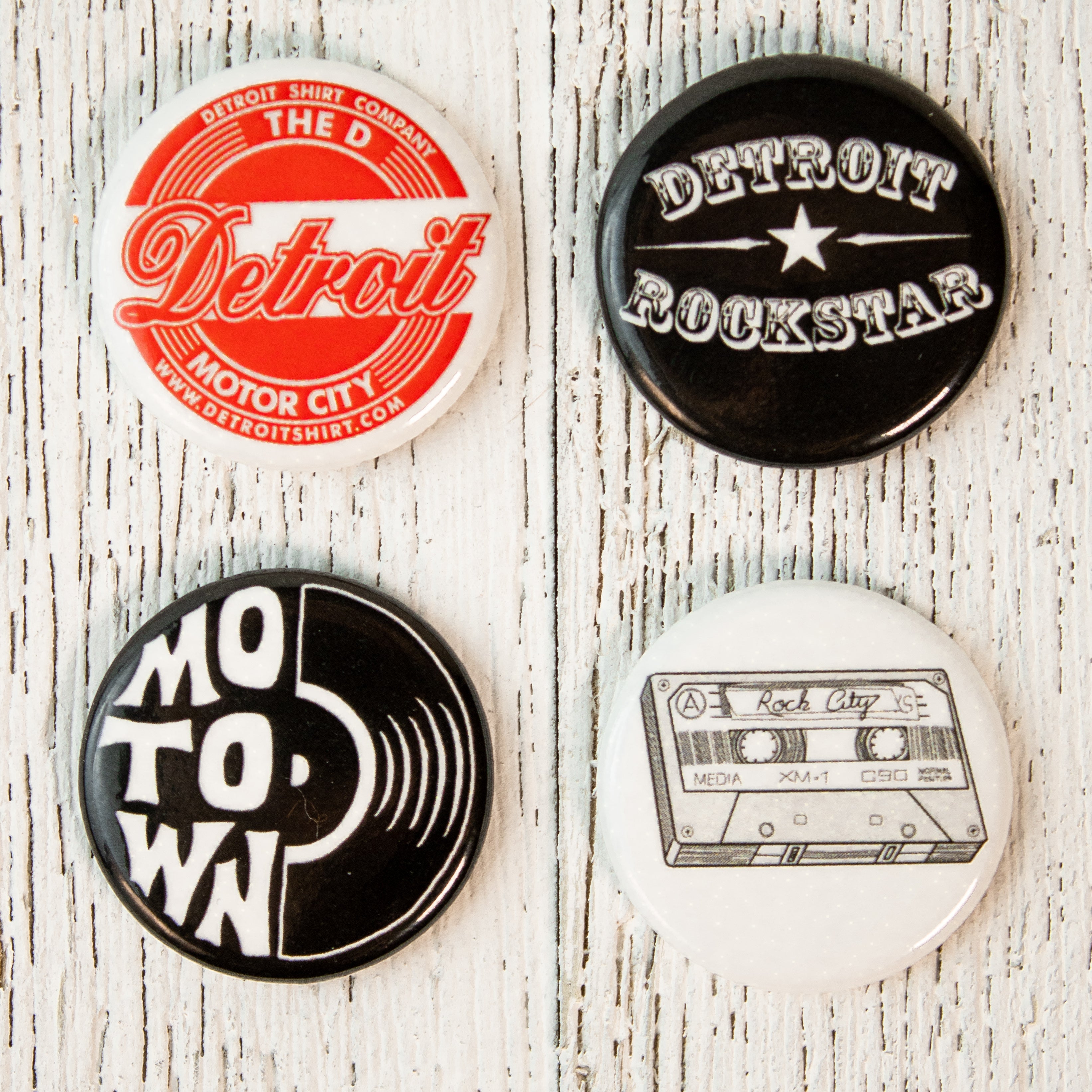 Motown - 4 button pack