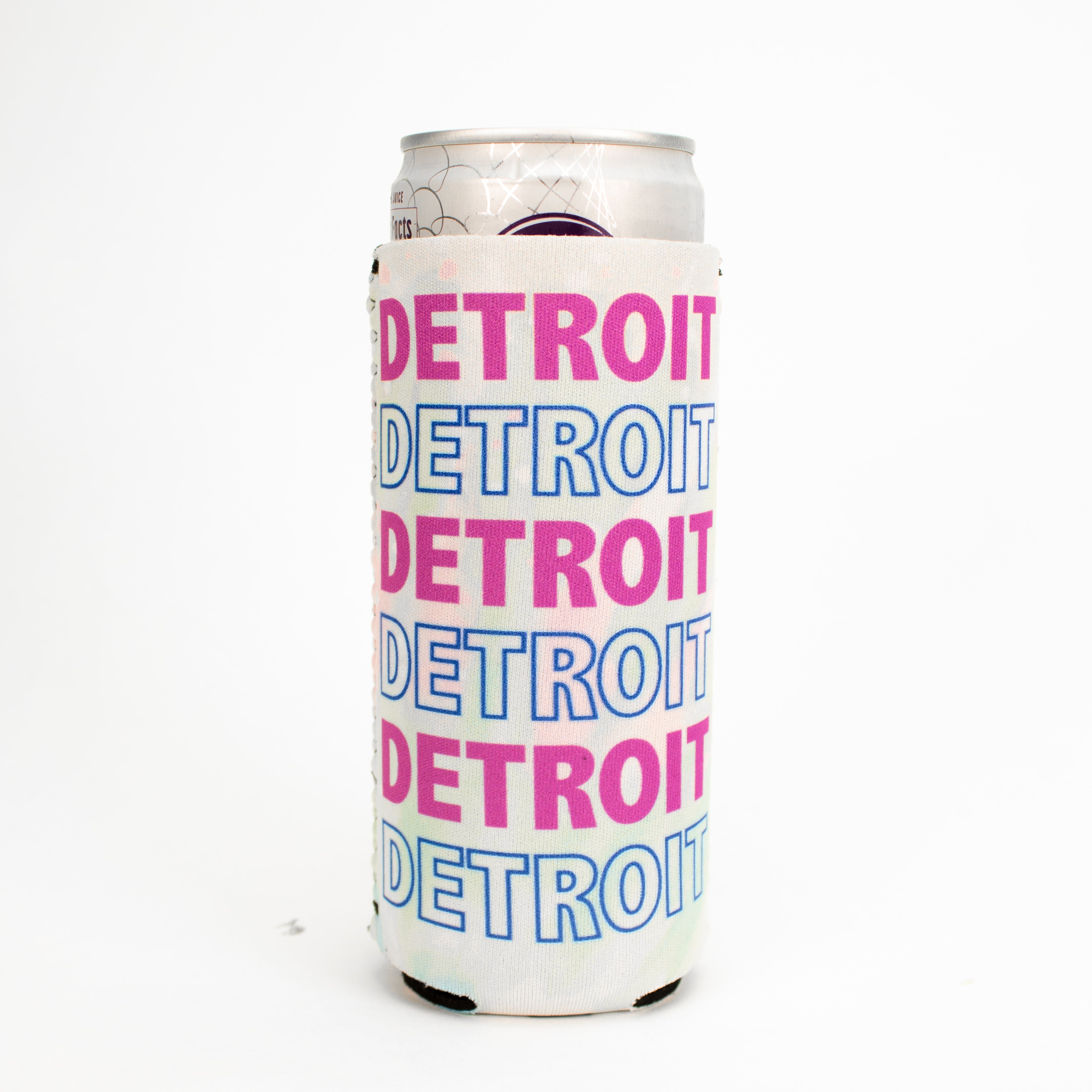 Slim Can Coozie - Detroit Tie-Dye