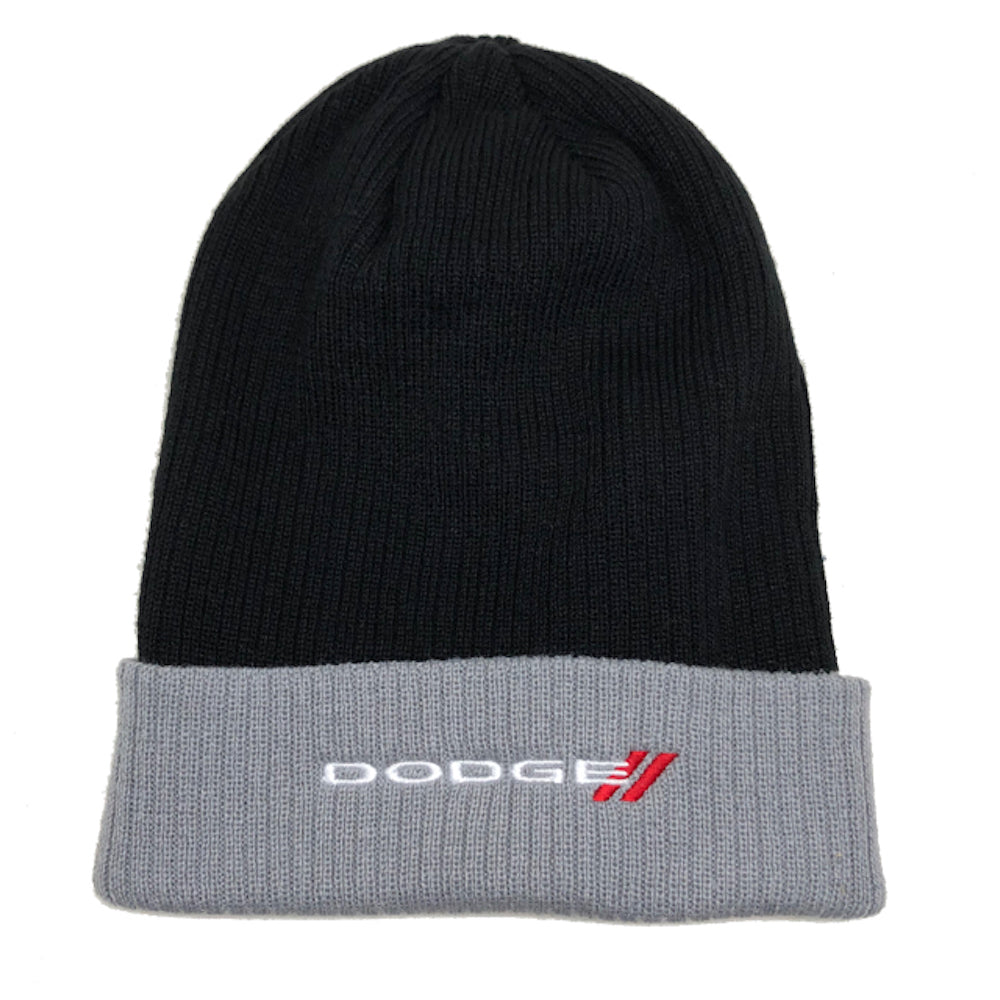 Hat - Dodge Flip Knit - Black/Grey