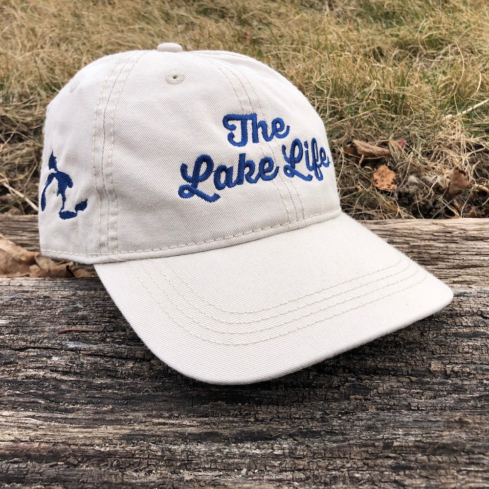 Hat - Michigan The Lake Life Unstructured Stone
