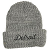 Hat - Detroit Thirsty Script Flip Chunky Knit - Multiple Colors - Detroit Shirt CompanyDetroit Shirt CompanyHats (Apparel)