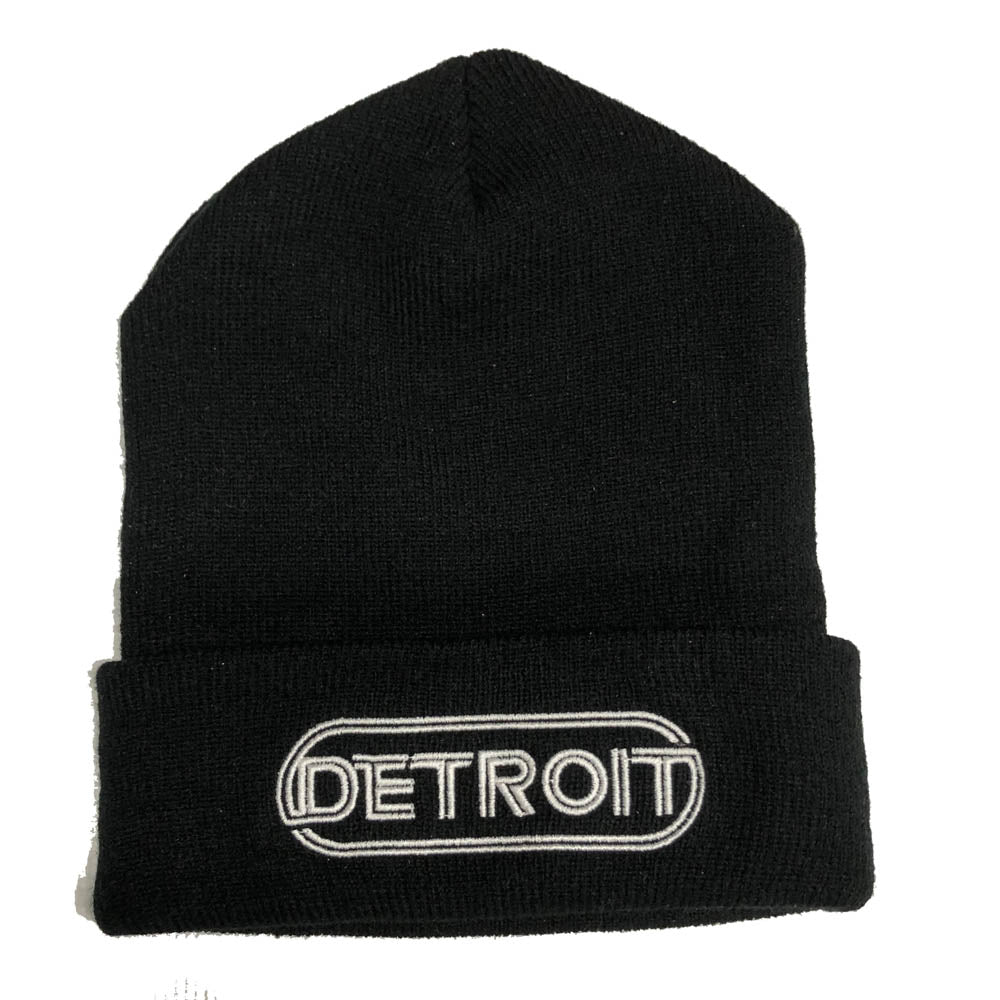 Hat - Detroit Wrap Flip Knit - Black
