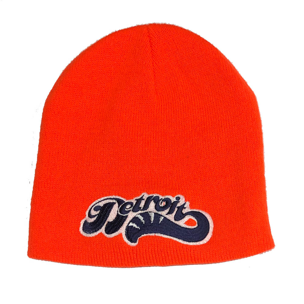 Hat - Detroit Sweep Beanie Knit - Orange