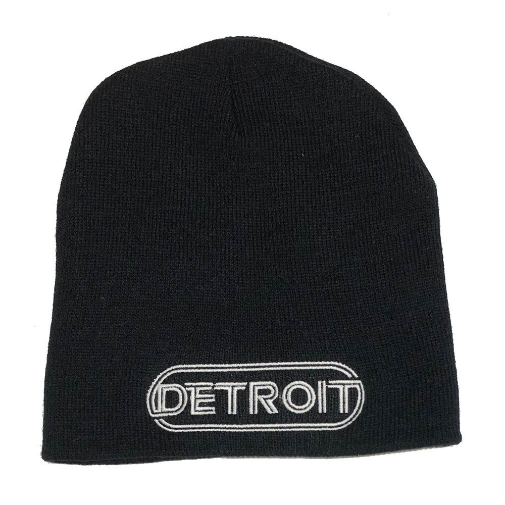 Hat - Detroit Wrap Beanie Knit - Black