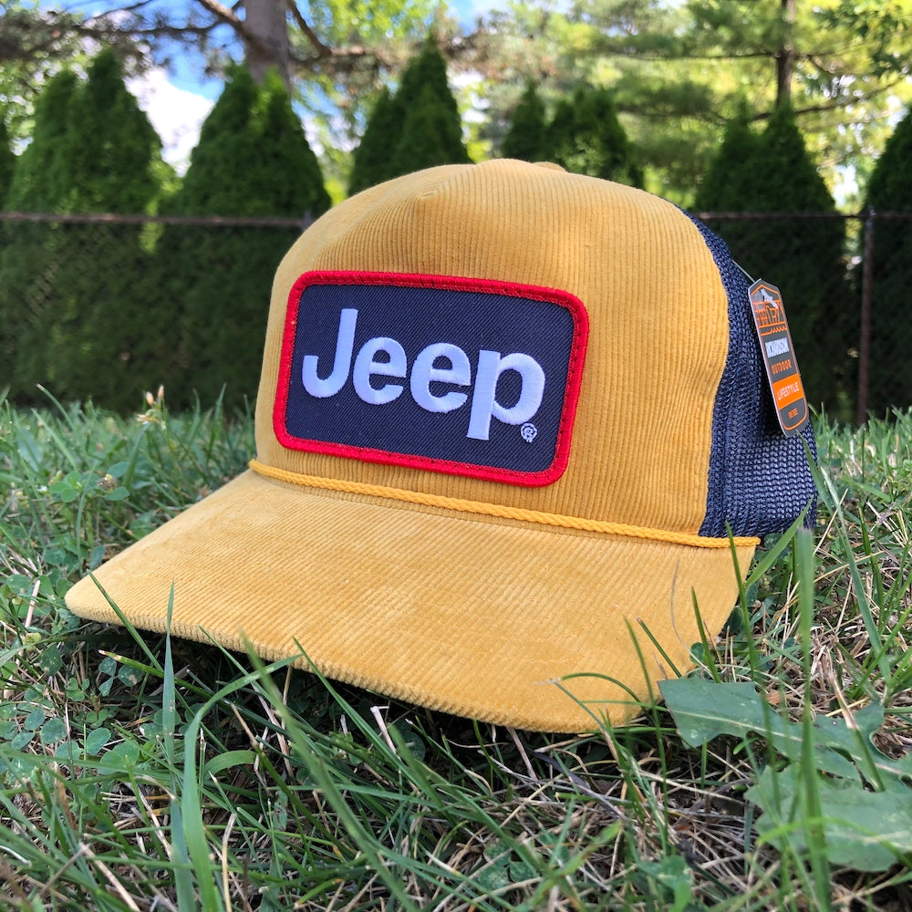 Hat - Jeep Richardson Troutdale Patch Amber Gold/Navy