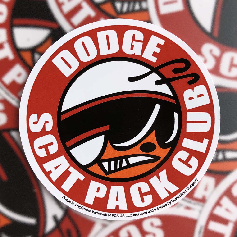 Sticker - Dodge Scat Pack Club