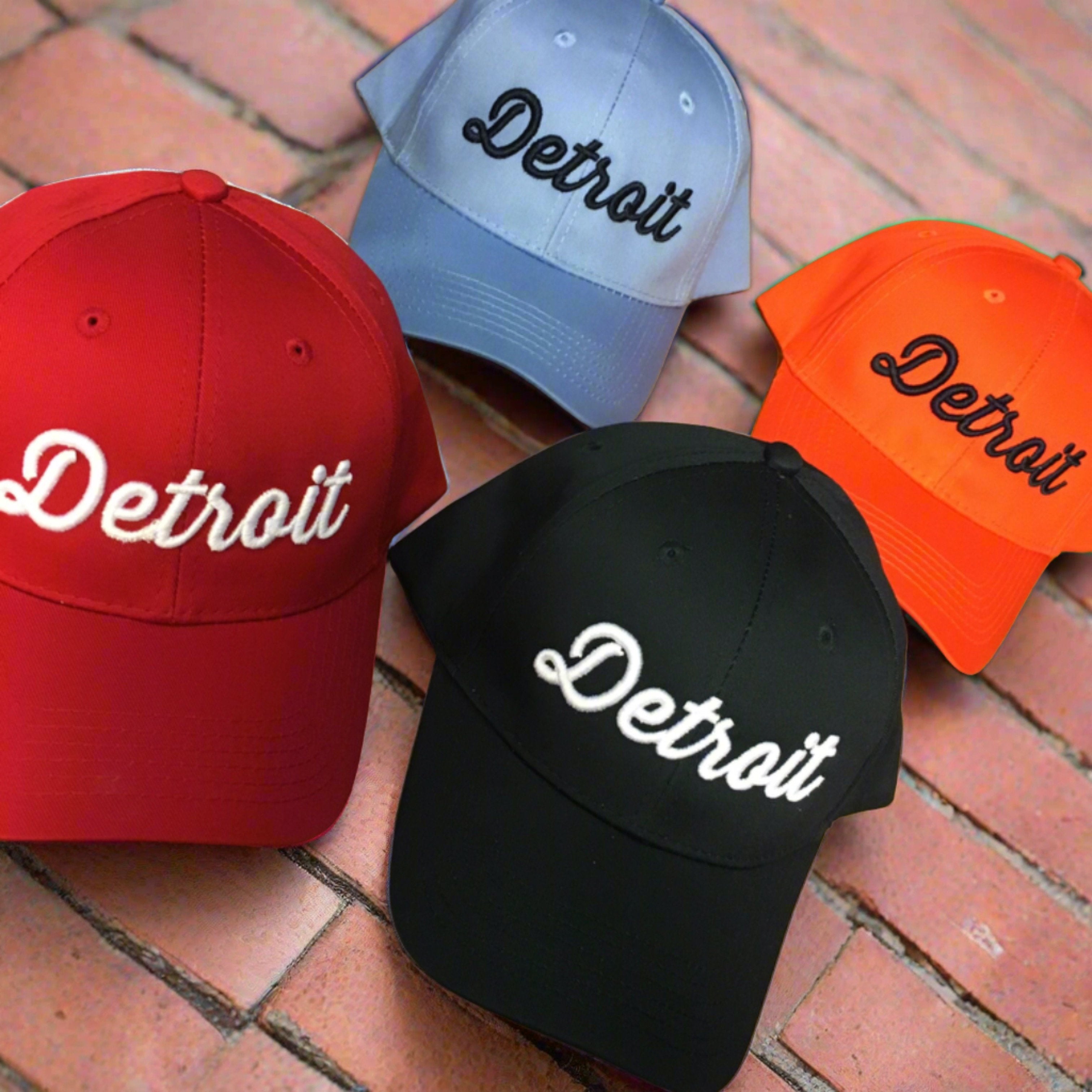 Hat - Youth Detroit Script-Youth-Detroit Shirt Company