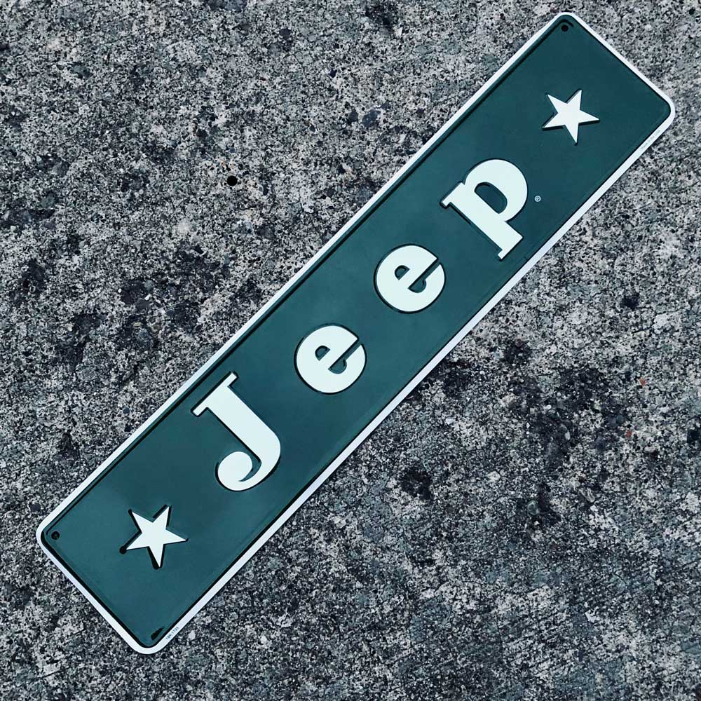 Metal Sign - Jeep® Vintage Stars