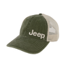 Hat - Jeep Garment Washed Trucker - Drab Green
