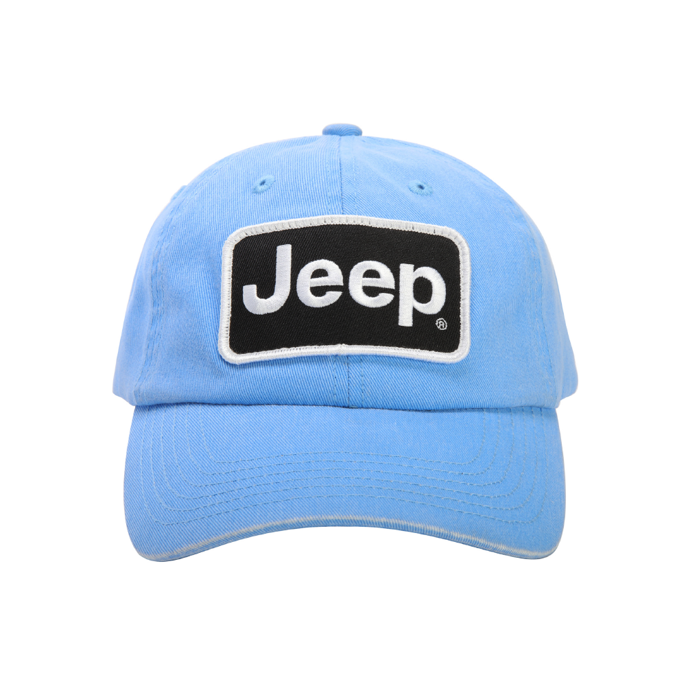 Hat - Jeep Chino Twill Patch - Blue