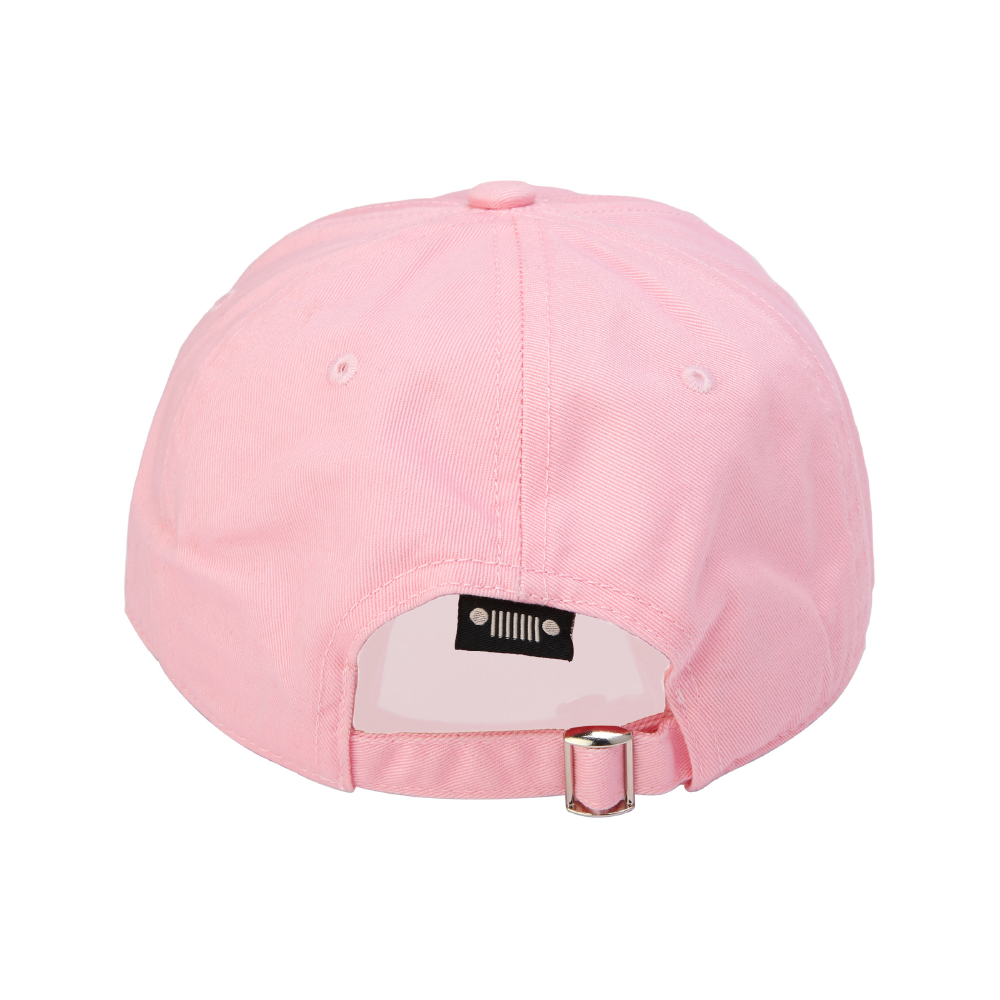 Hat - Jeep Chino Twill Patch - Pink