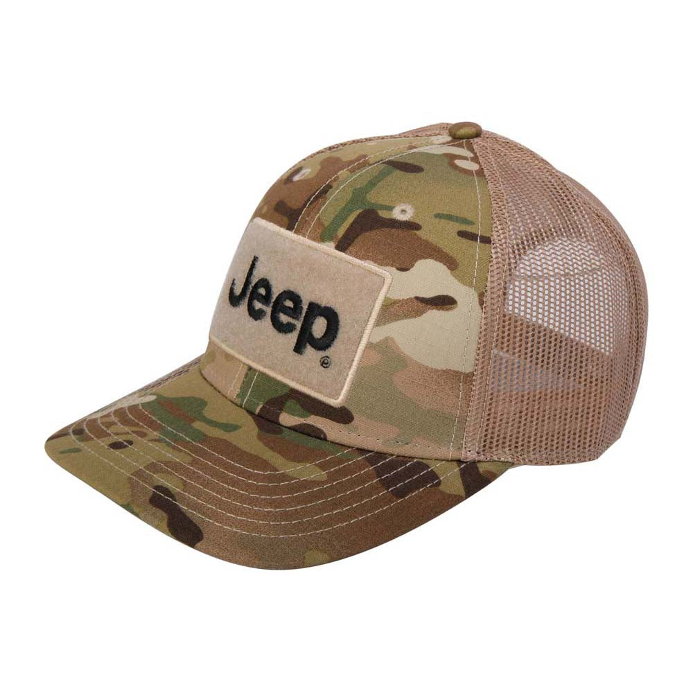 Hat - Jeep Text Logo Camo Pattern Hook and Loop Tactical Snapback — Detroit  Shirt Company