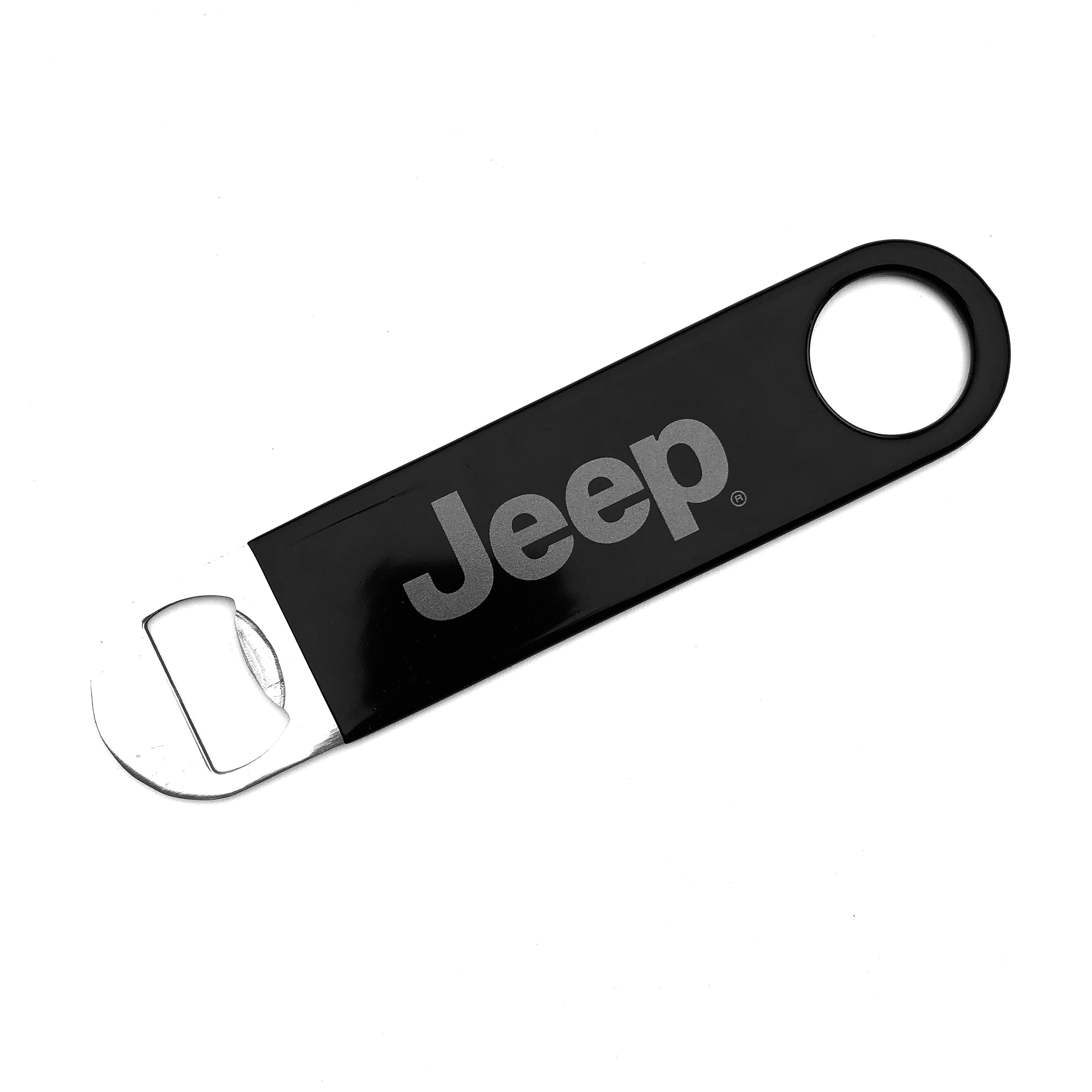 Paddle Bottle Opener - Jeep Text Logo