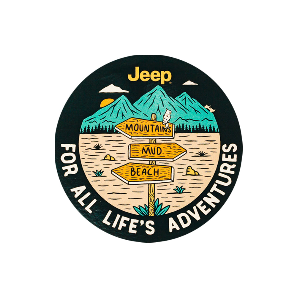 Sticker - Jeep® For All Lifes Adventures