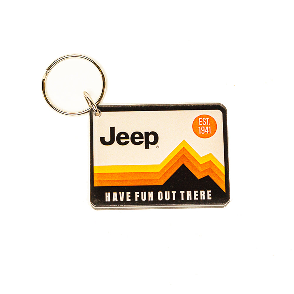 Keychain - Jeep Have Fun Out There (Acrylic) — Detroit Shirt Company