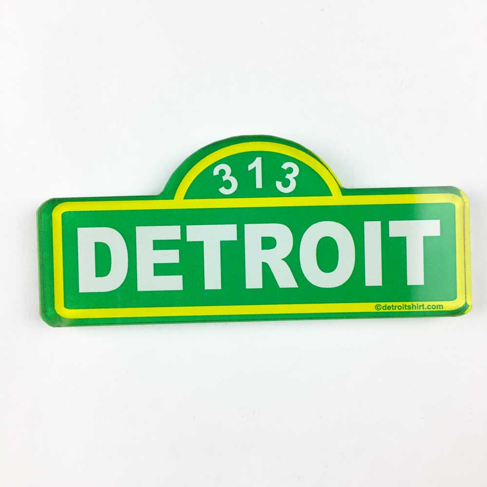 Magnet - Detroit Street Sign-Magnet-Detroit Shirt Company