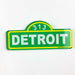 Magnet - Detroit Street Sign-Magnet-Detroit Shirt Company