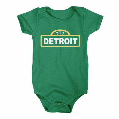 Baby Onesie - Detroit Street Sign-Onesies-Detroit Shirt Company