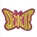 Patch - Detroit Yellow Butterfly-Patches-Detroit Shirt Company