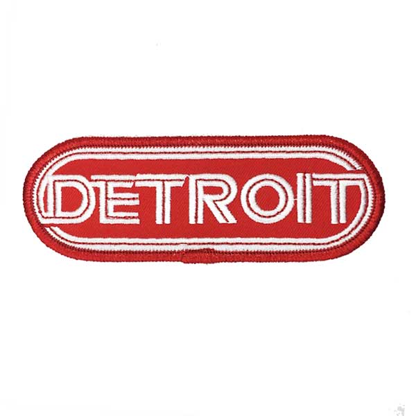 Patch - Detroit Wrap Red