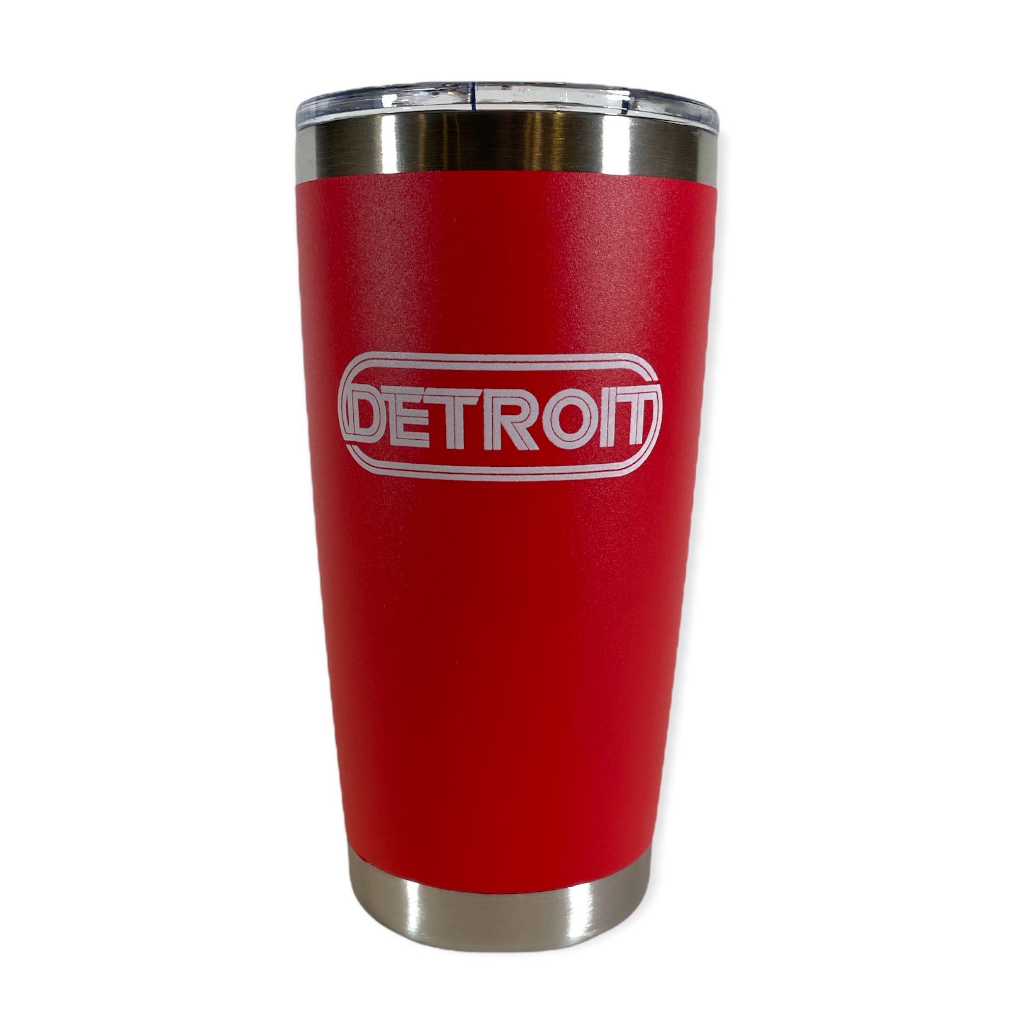 Travel Mug - Detroit Wrap - Red