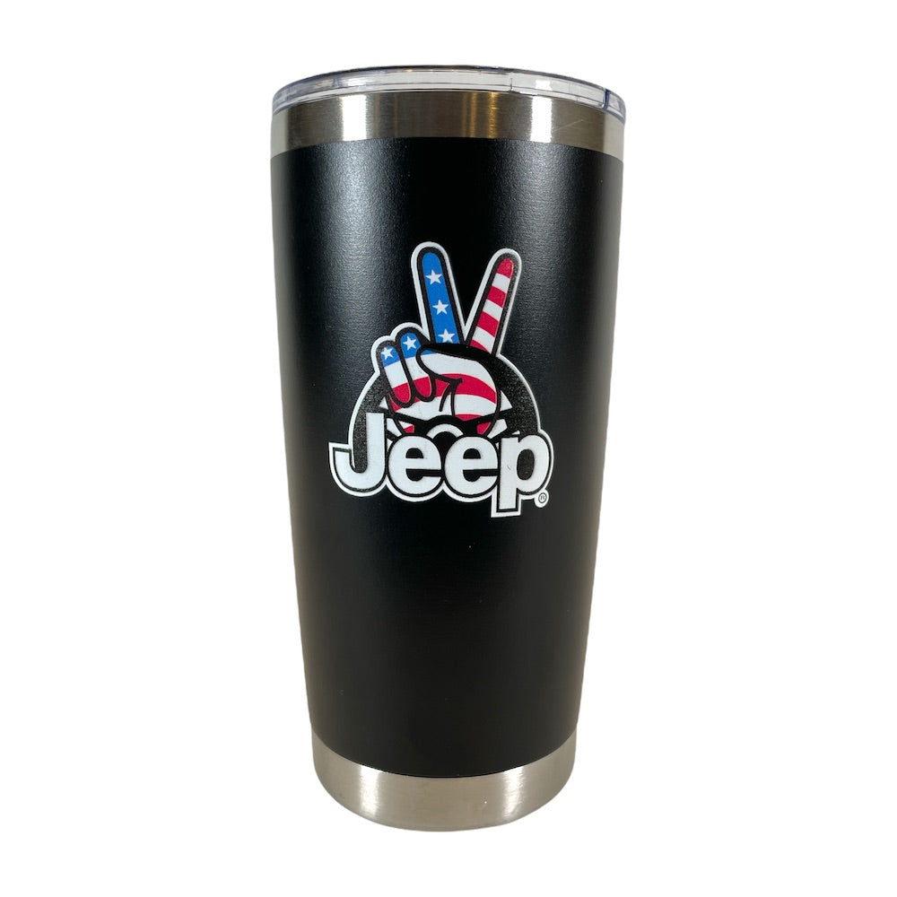 Travel Mug - Jeep Wave USA - Black