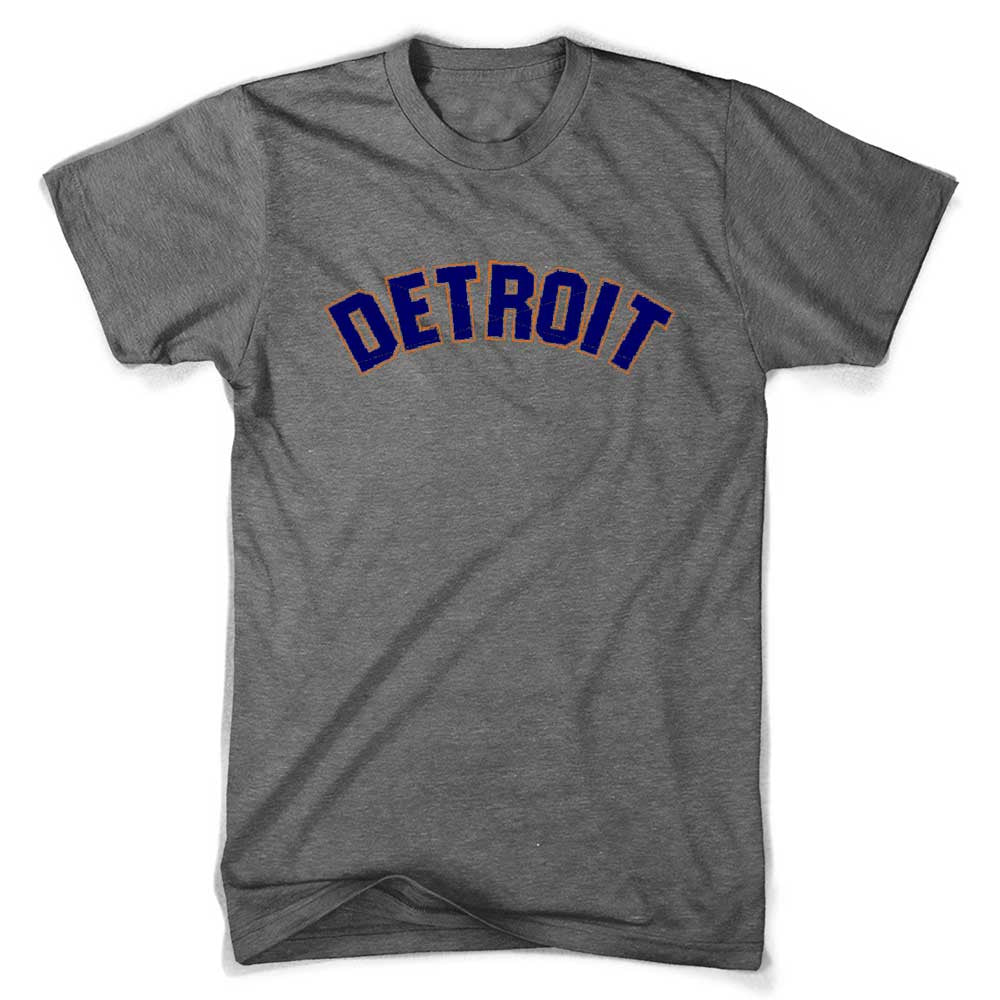 Mens Detroit Bend Triblend 2-Color T-shirt (Grey) | Detroit Shirt Co.