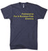 Mens Partnership For A Buckeye Free America T-Shirt (Navy) | Detroit Shirt Co.