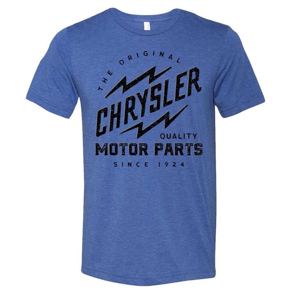 Mens Chrysler Bolt T-shirt (Heather Royal Blue)