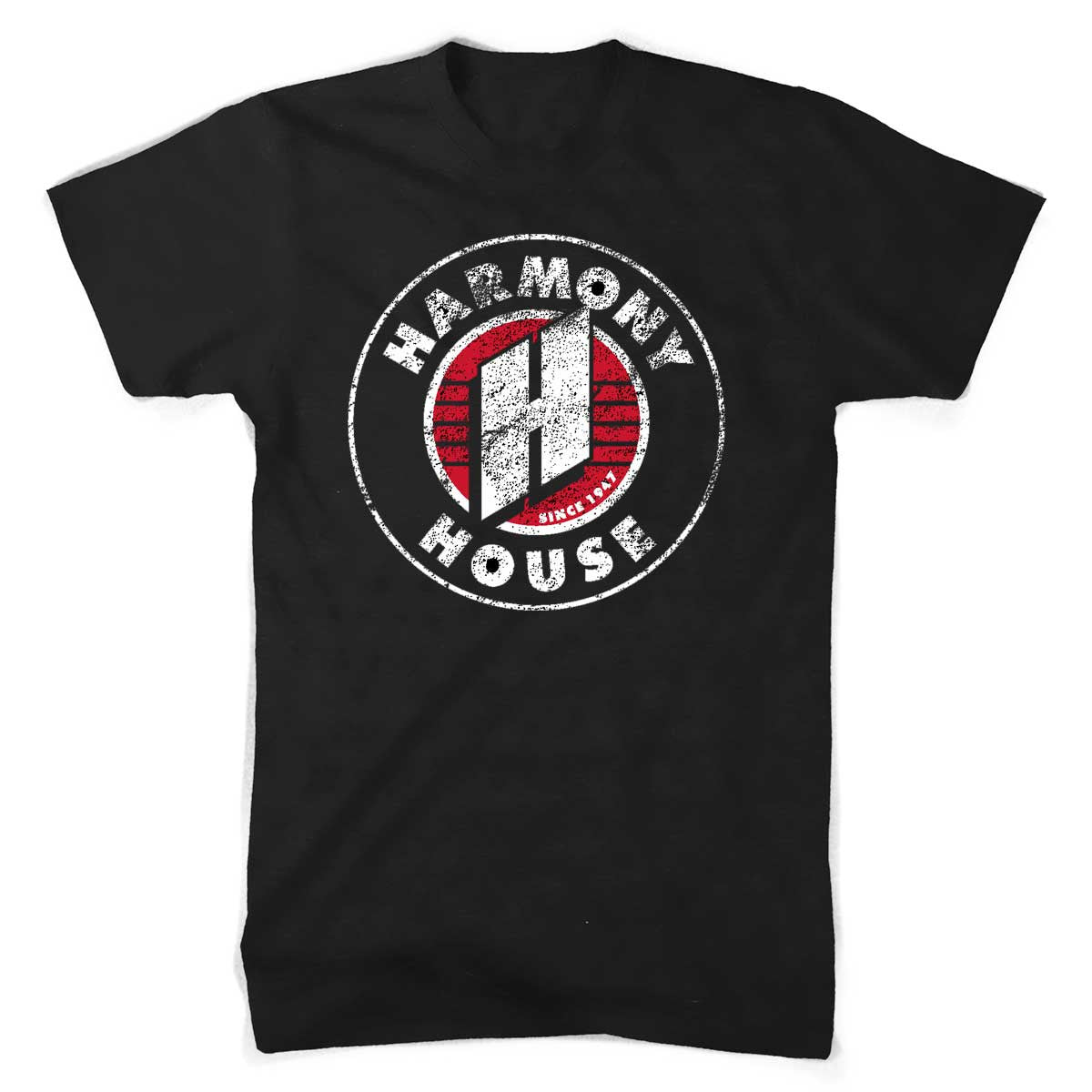 Mens Harmony House T-shirt (Black) | Detroit Shirt Co.