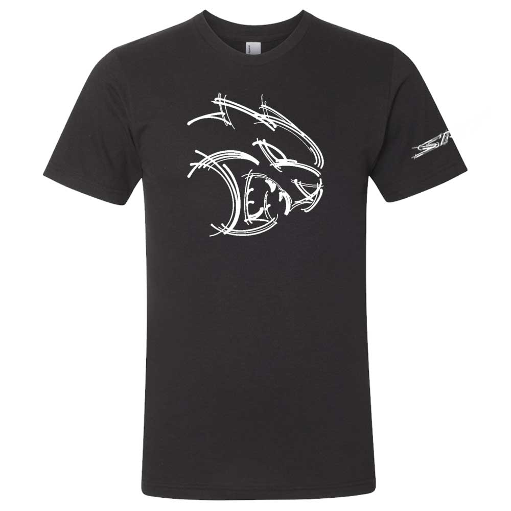 Mens Dodge SRT Hellcat Abstract Logo T-shirt (Black)