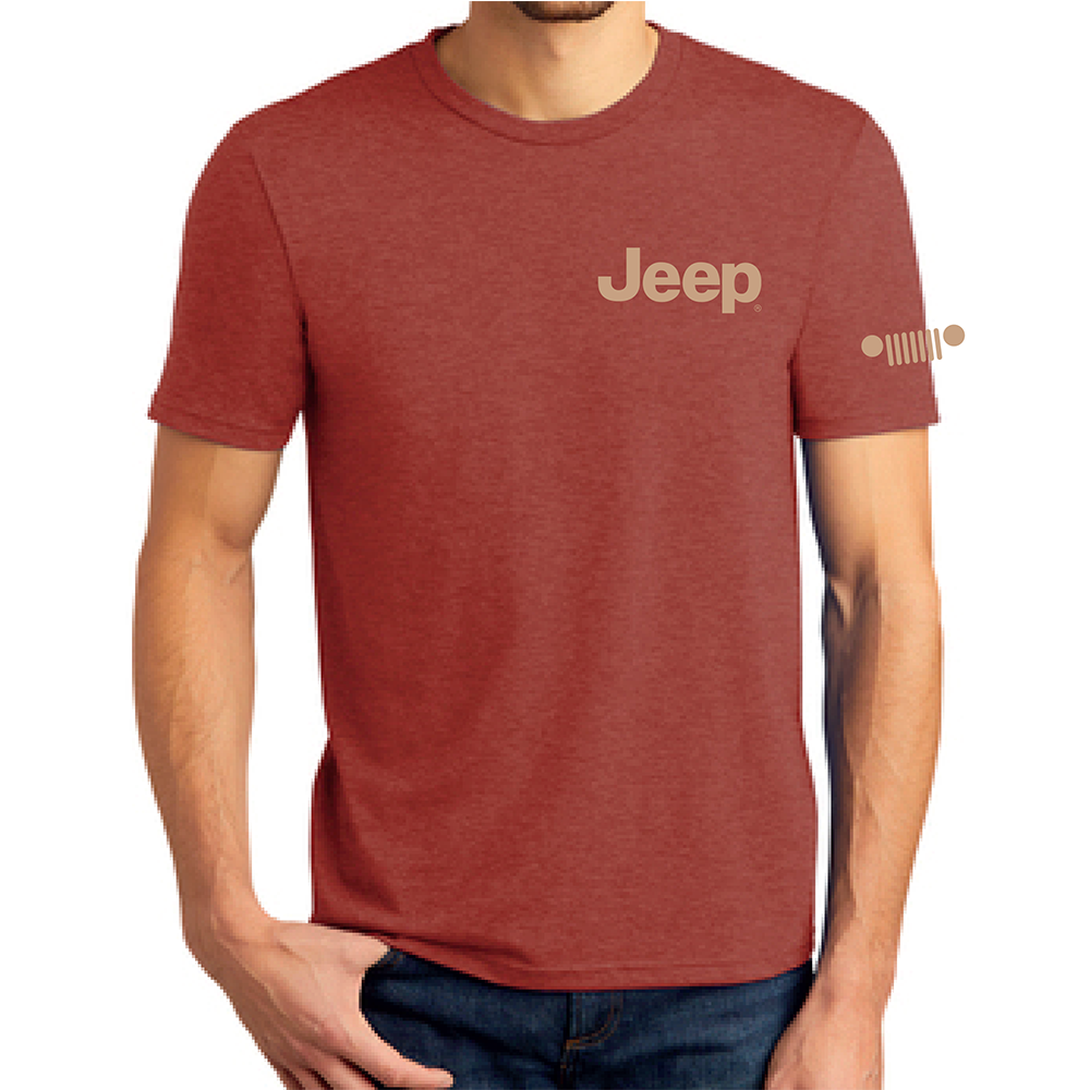 Mens Jeep® Compass T-Shirt - Spice Heather