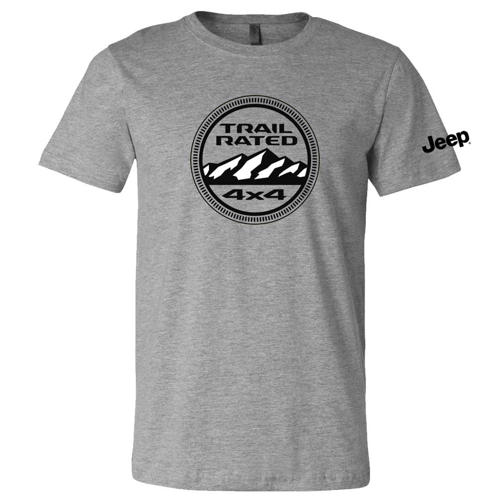 Mens Jeep® Trail Rated T-Shirt - Heather Grey