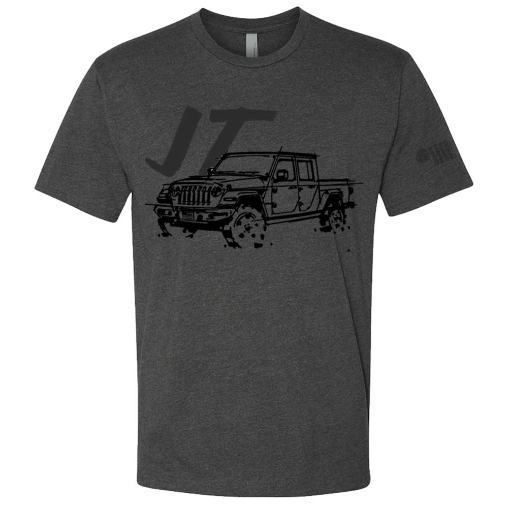 Mens Jeep® JT Gladiator - LDD Series - Triblend Charcoal T-Shirt